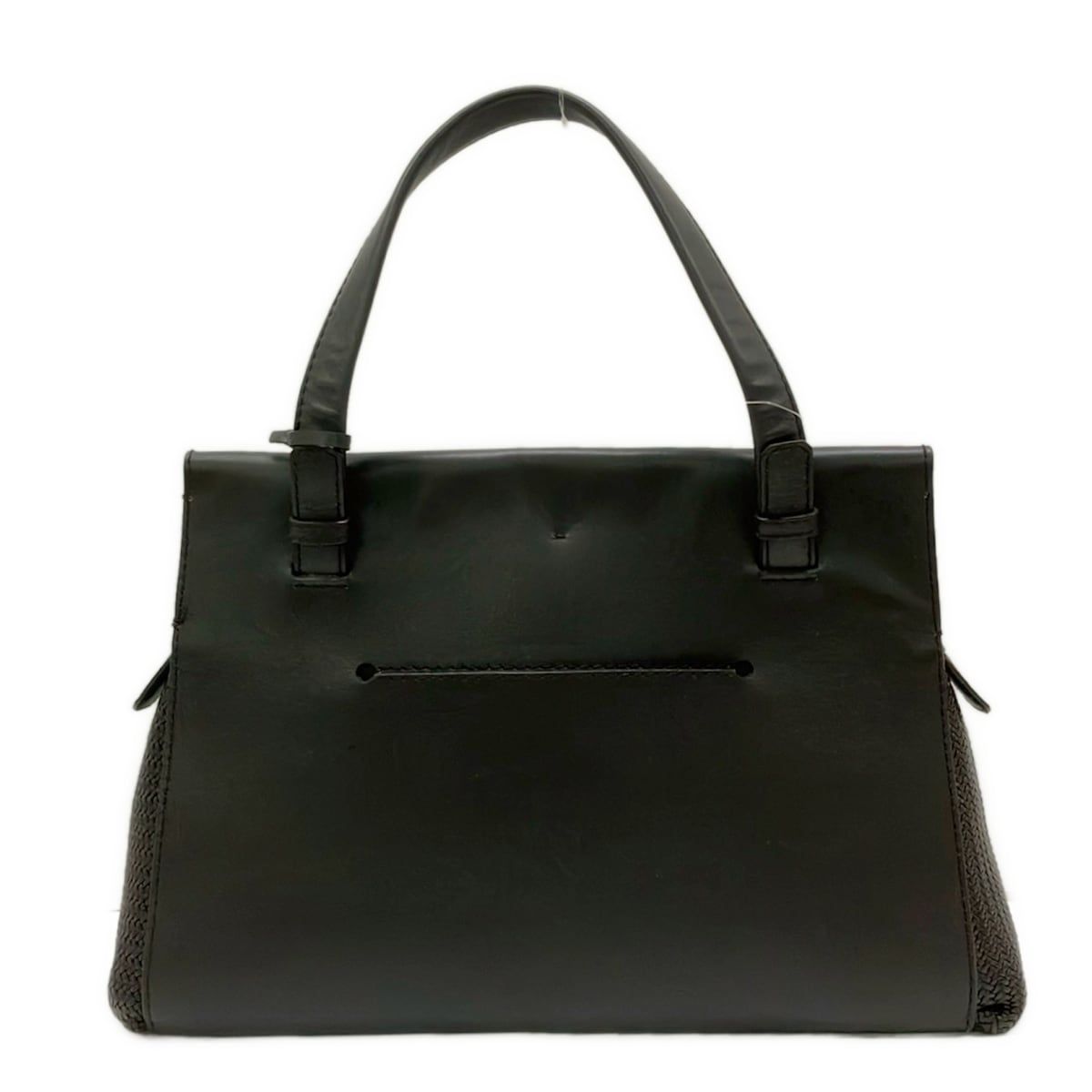 ほぼ未使用✨AGNONA アニオナ・レザー ハンドバッグ ダークブラウン系 AGNONA(アニオナ) ハンドバッグ - ダークブラウン 編み込み レザー