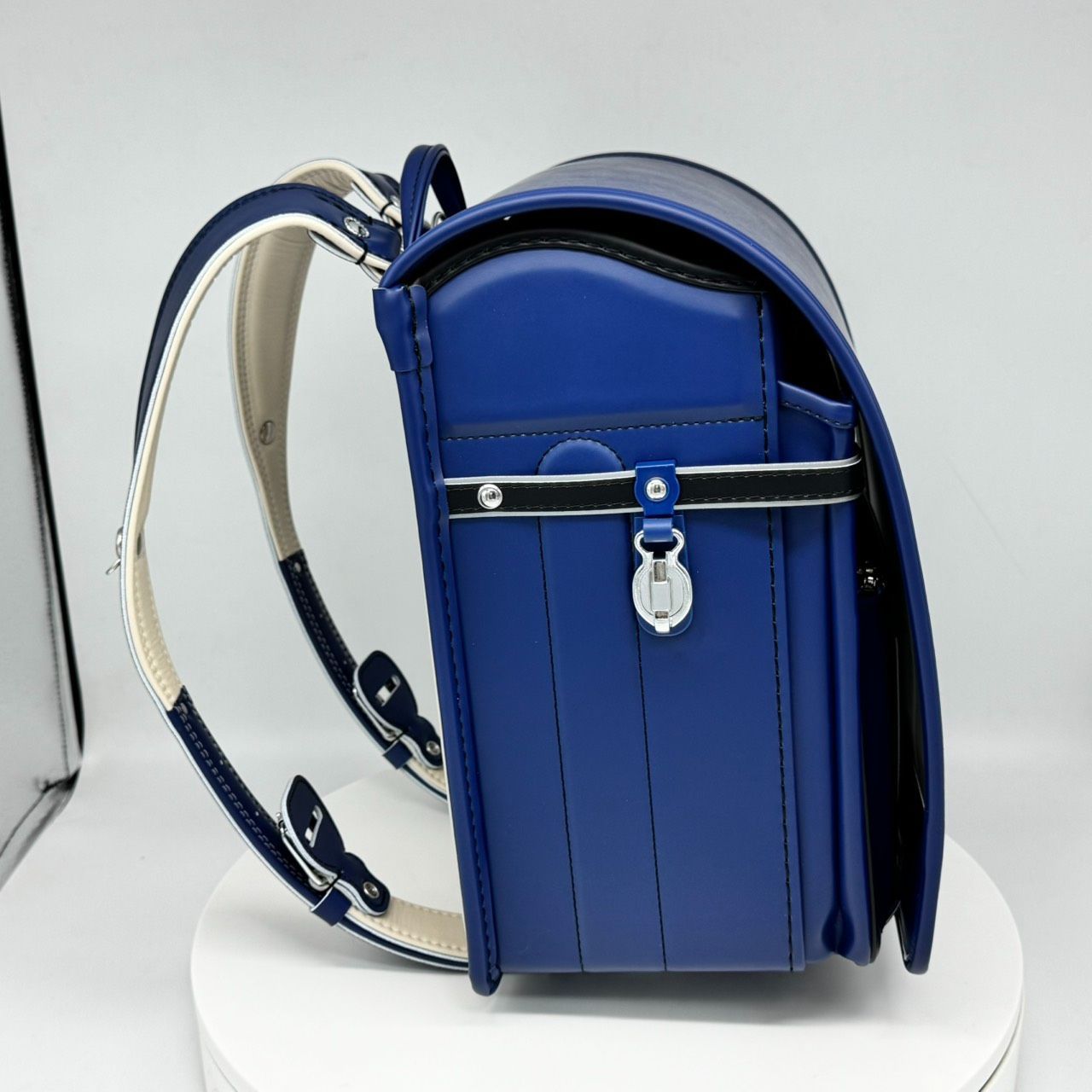 フィットちゃん：青・黒：百貨店別注(エンブレム）：新品・未使用：大 