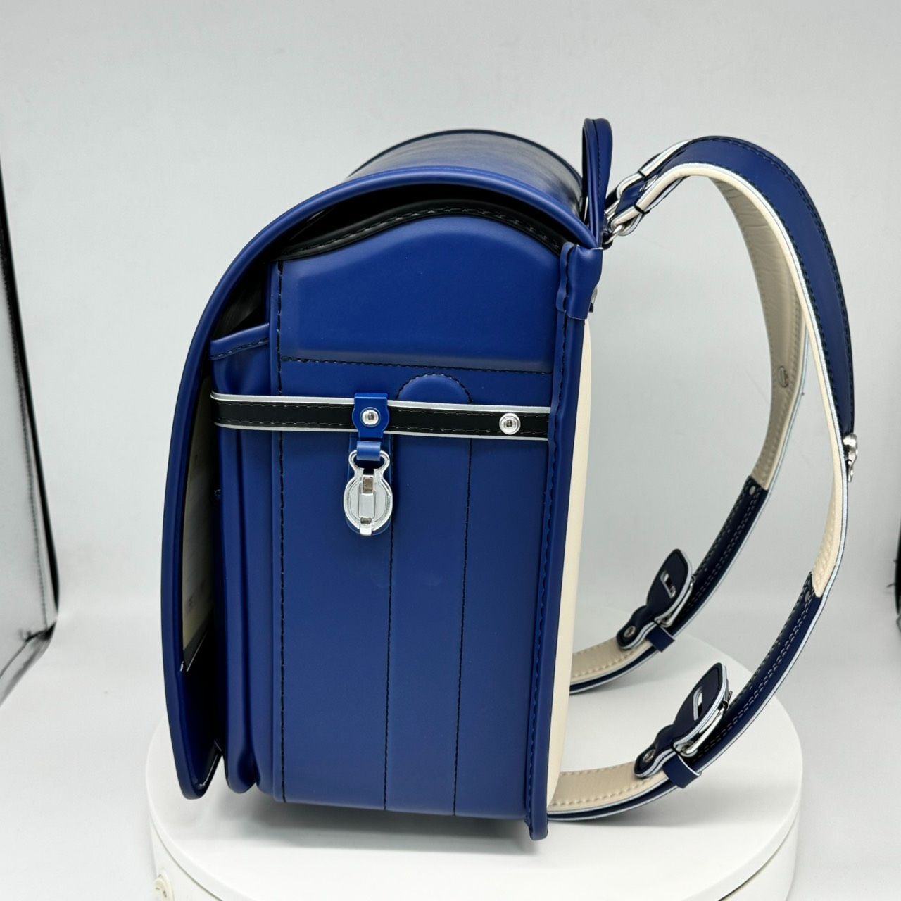 フィットちゃん：青・黒：百貨店別注(エンブレム）：新品・未使用：大 