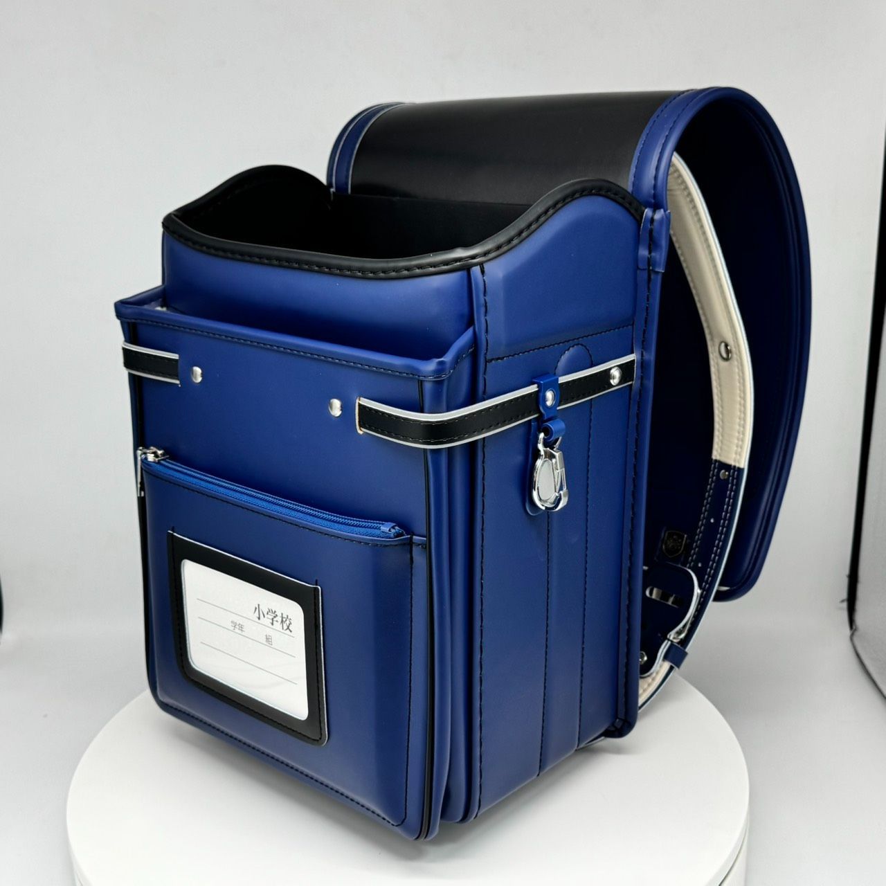 フィットちゃん：青・黒：百貨店別注(エンブレム）：新品・未使用：大 