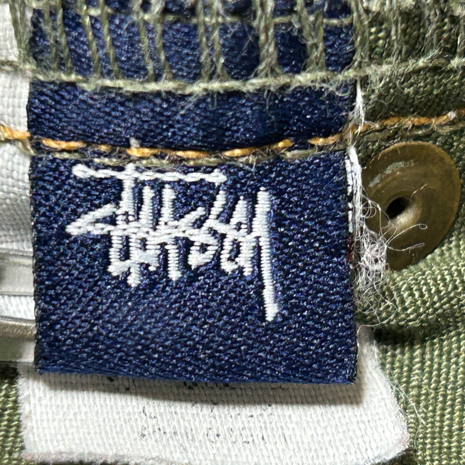 Old Stussy DM Contact Jean USA製 紺タグ ブラックデニム W30