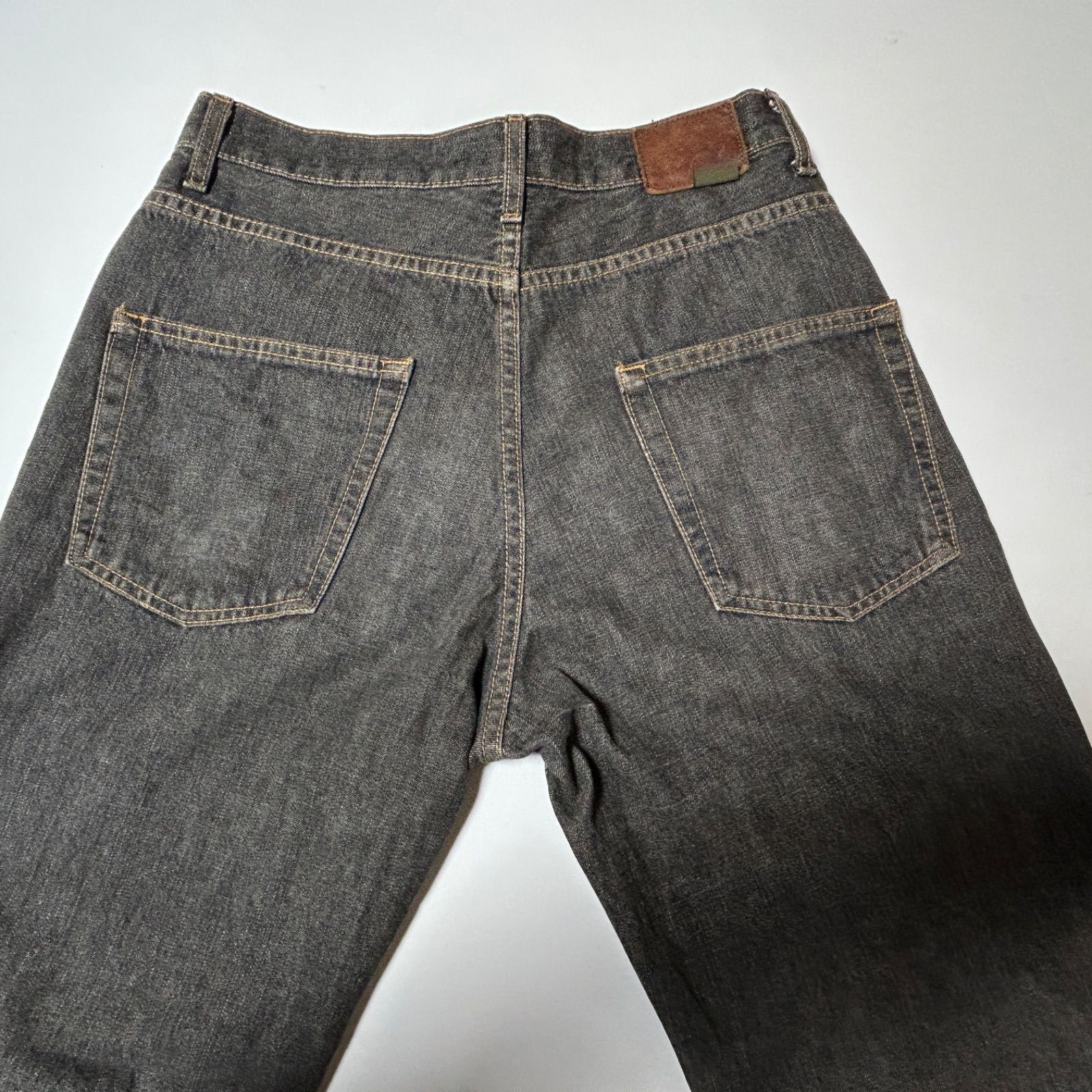 Old Stussy DM Contact Jean USA製 紺タグ ブラックデニム W30