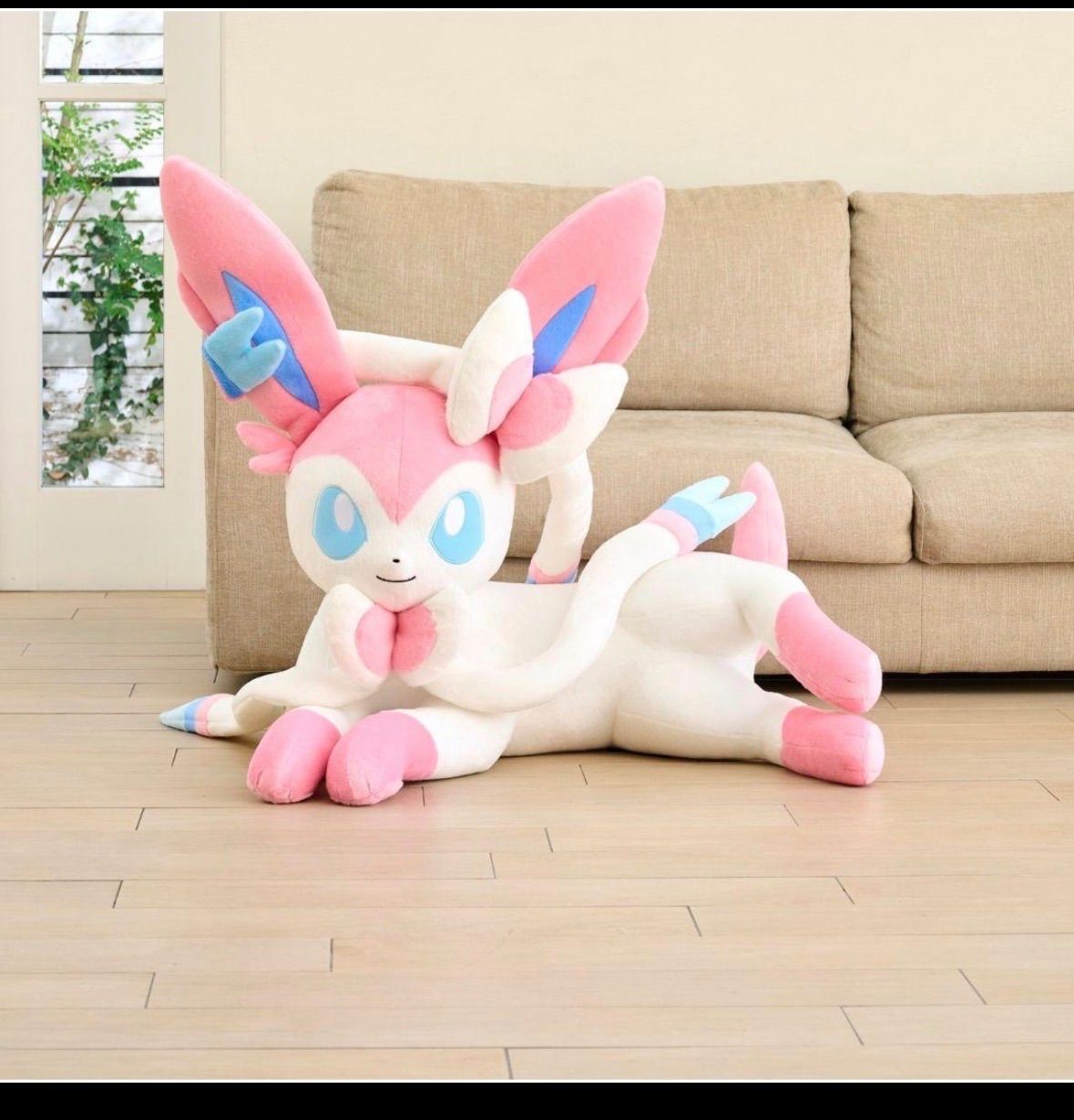 新品未開封　ポケモンセンター　等身大　ニンフィア　ぬいぐるみ ポケモンセンター限定 等身大 ニンフィア ぬいぐるみ 新品未開封