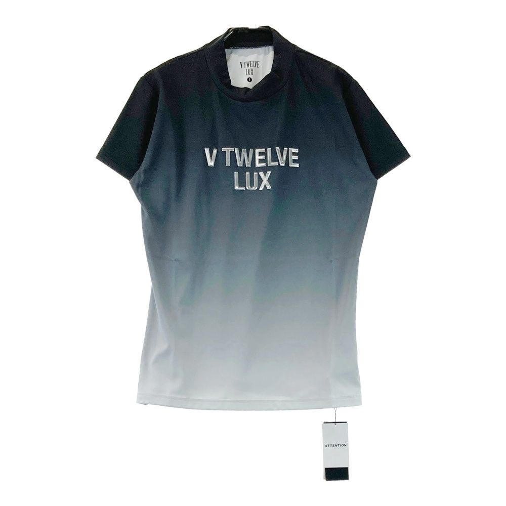 サイズ：1 V12 ヴィトゥエルヴ LUX ハイネック 半袖Tシャツ グラデーション グレー系 [240101722640] ゴルフウェア レディース ストスト
