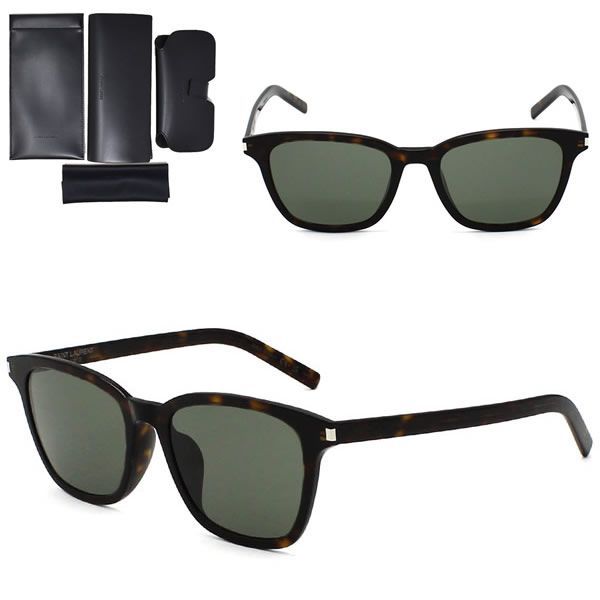 サンローラン サングラス SAINT LAURENT SL 716/K SLIM 002 サングラス SL716K-SLIM-002 アジアンフィット ハバナ グレー メンズ レディース ユニセックス