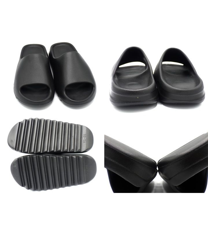 イージー Yeezy 【 YS-01 slide 】 スライド ブラック サンダル f31534
