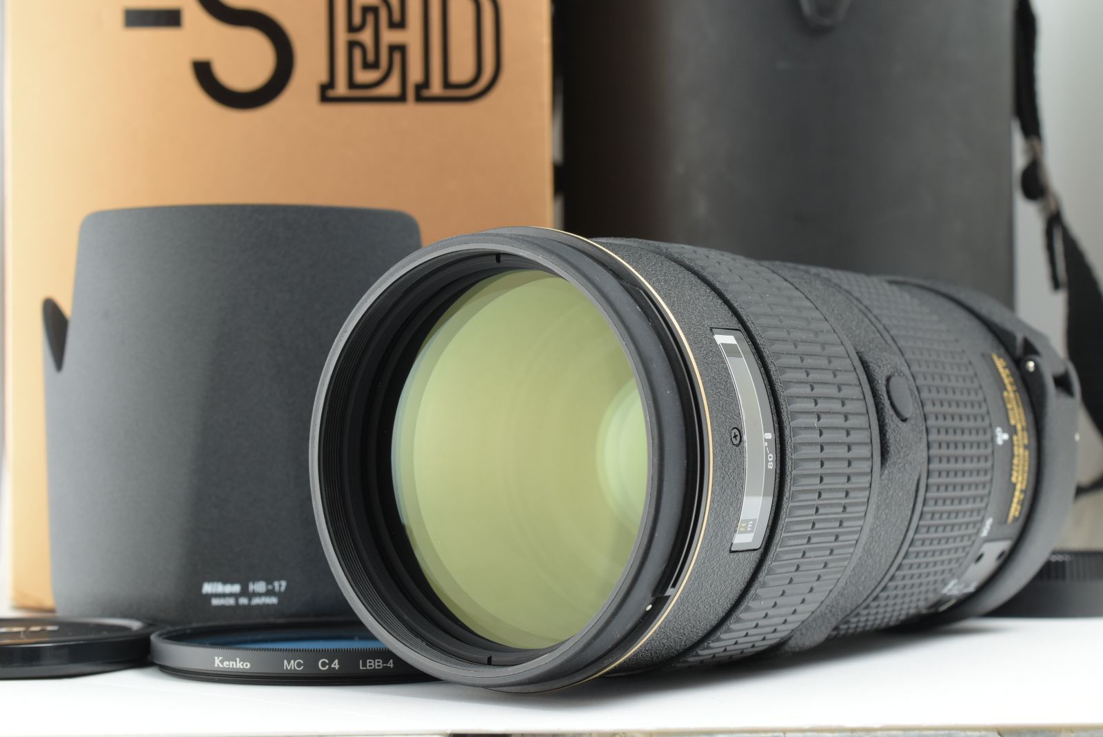【美品】Nikon ED AF-S Zoom Nikkor 80-200mm F2.8 D Black Lens ニコン ニッコール レンズ EF-TN-JP2577