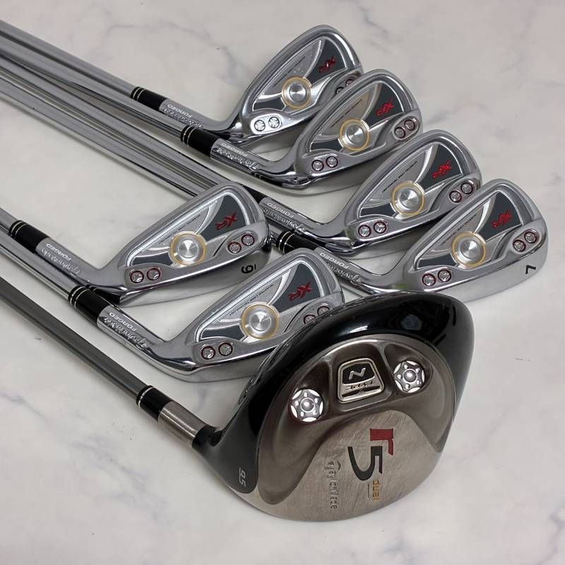 TaylorMade XR FORGED　テーラーメイド XR フォージド アイアン&ドライバー7本セット　フレックス【S】　　0218K