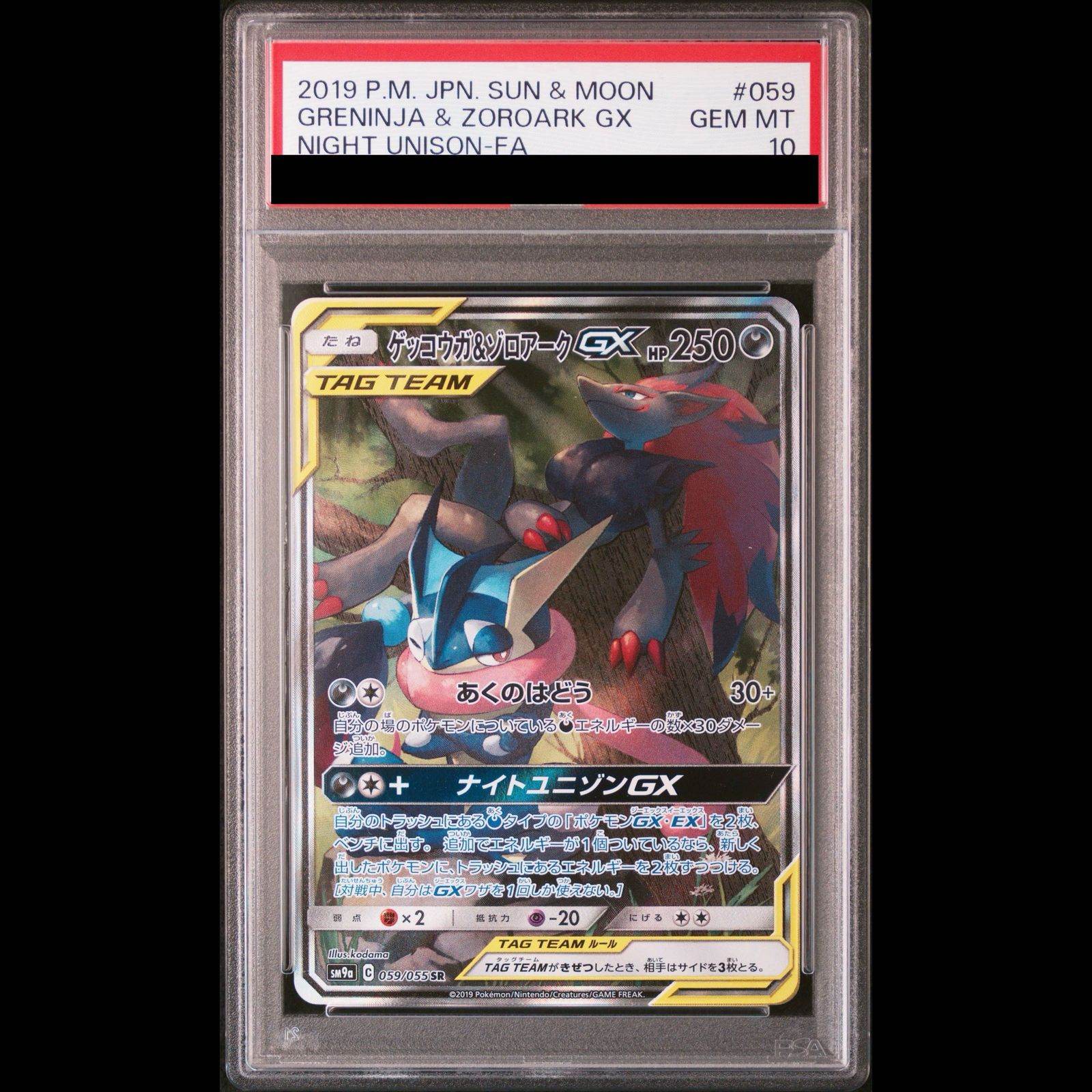 ポケモンカード　ゲッコウガ&ゾロアーク sa ゲッコウガ＆ゾロアークgx sa Trading Cards Goods 【公式通販】