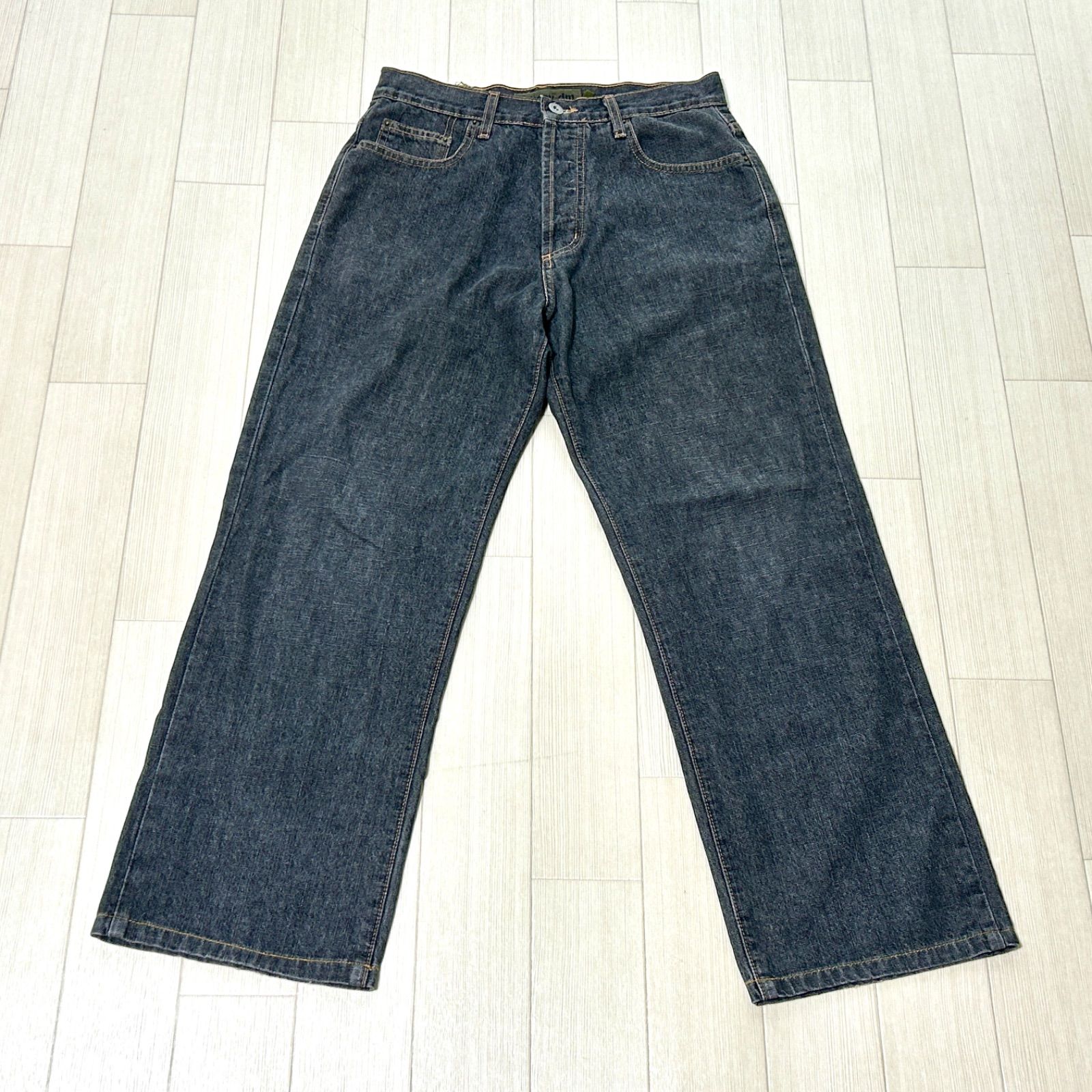 Old Stussy DM Contact Jean USA製 紺タグ ブラックデニム W30 