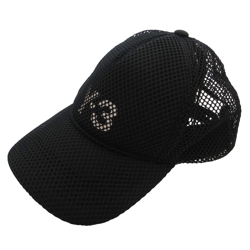 ワイスリー Y-3 ヨウジヤマモト 山本耀司 アディダス ADIDAS 美品 TRUCKER HAT トラッカーキャップ 帽子 56cm 黒 ブラック リサイクルメッシュ ロゴ JP1140 /SD ■GY62