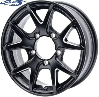 【M's】 JB23W ジムニー Showa GARAGE INSPIRE X 16インチ アルミホイール 1本 (マットブラック) 16×5.5J +20 5H-139.7 ショウワガレージ 部品 インスパイア W00220 (※個人宅配送不可・要在庫確認)