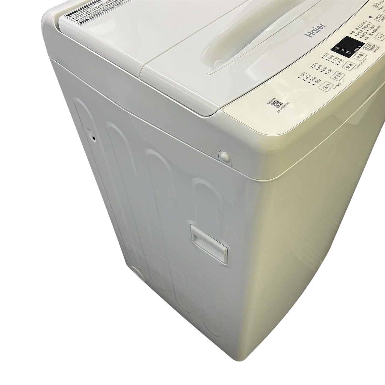 ☆Haier ハイアール☆縦型洗濯機 ホワイト JW-U50MK (W)2025年製 
