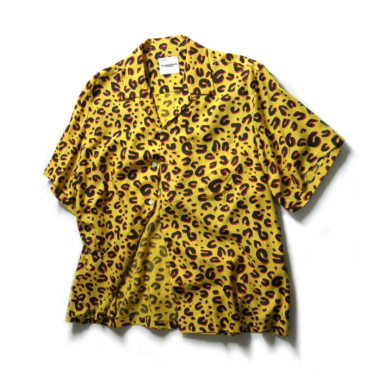 【新品】 TAKAHIROMIYASHITATheSoloist. ／ タカヒロミヤシタザソロイスト.　ハワイアンシャツ レオパード 半袖シャツ オープンカラーシャツ ｜ 春夏