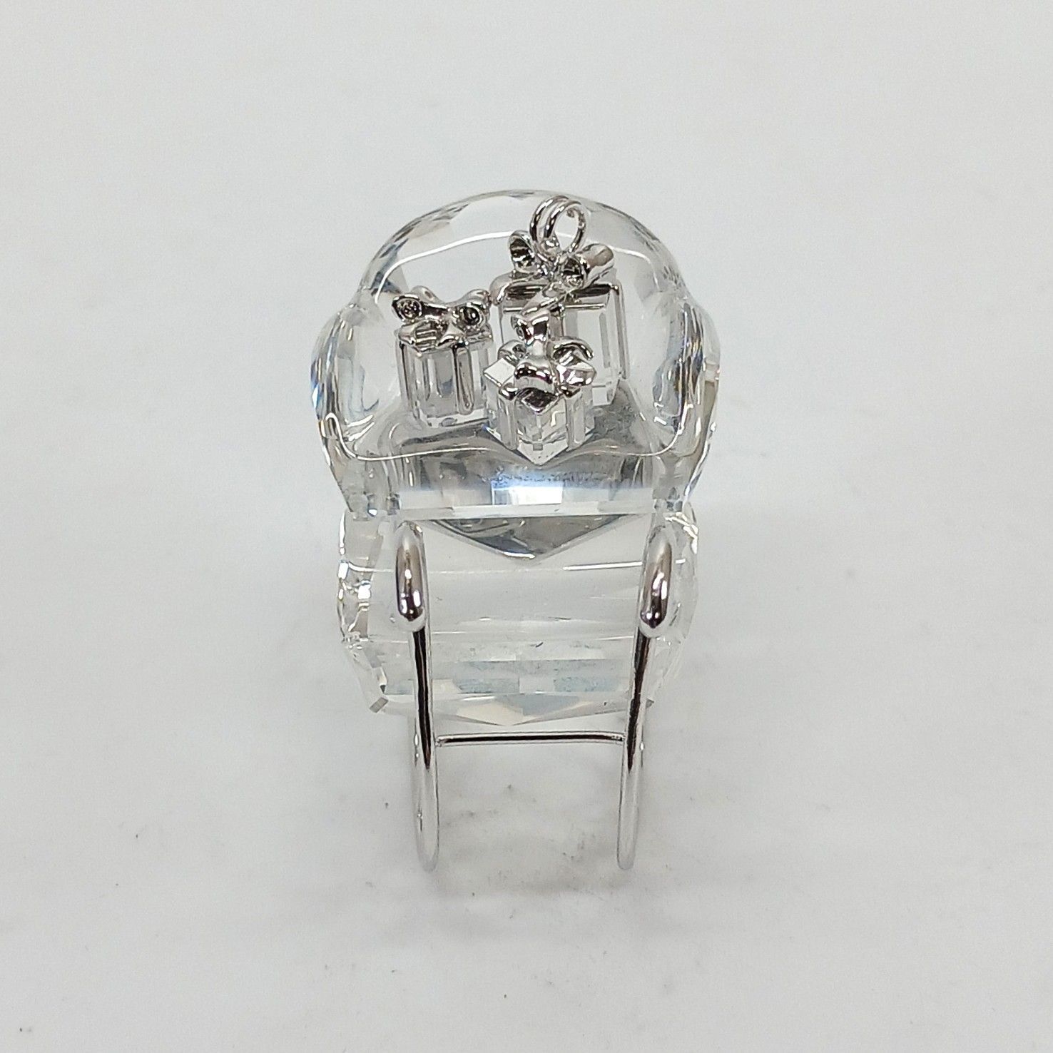やや難有】 SWAROVSKI スワロフスキー ソリ そり ミニチュア 
