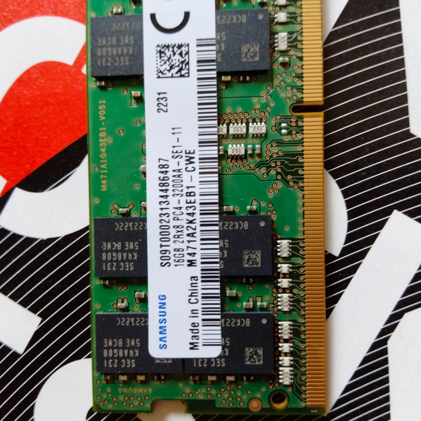 Samsung 16G PC4-3200AA メモリー DDR4 中古 稼動品 Samsung 16GB DDR4 PC4-3200AA 中古メモリ - メルカリ