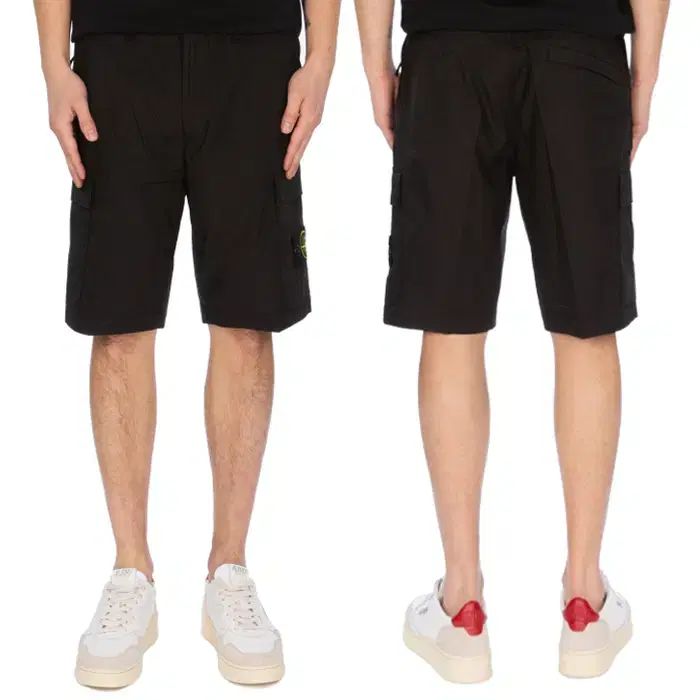 STONE ISLAND ストーンアイランド メンズ ワッペン パッチ カーゴ ハーフパンツ 7615L0803 V0029