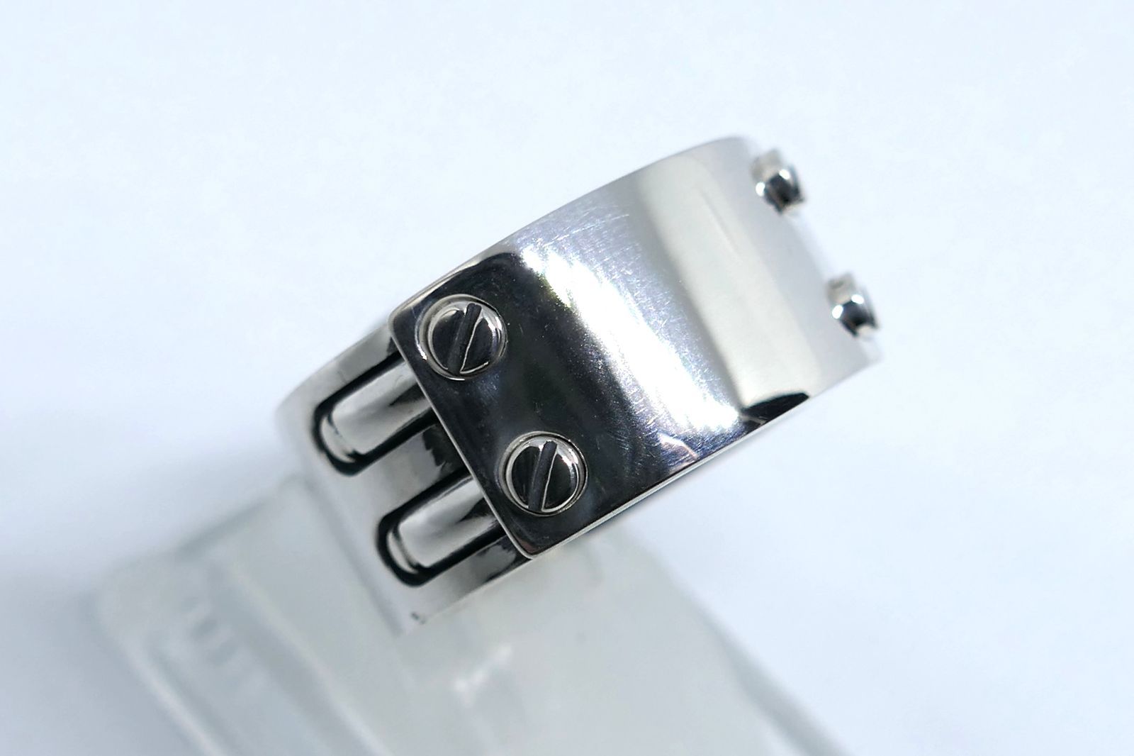 新品　未使用　17号　ドクターモンロー　ビス　プレート　リング　大　指輪