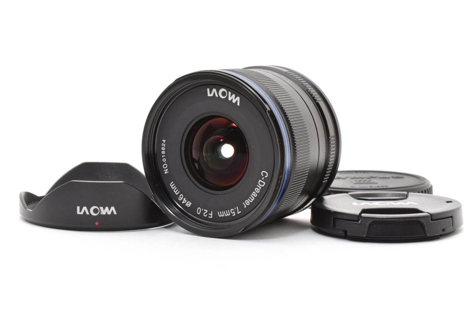 【返品保証】★極上品★ラオワ LAOWA 7.5mm F2 C-Dreamer 7.5mm F2 MFT ブラック マイクロフォーサーズ★ L304#8306