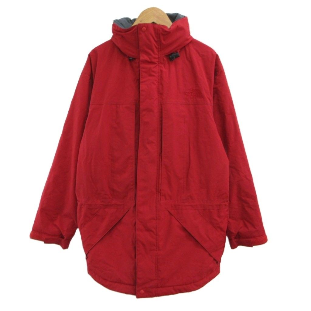 ザノースフェイス THE NORTH FACE ハイベントインサレーションジャケット ジャンパー S 赤 レッド 無地 長袖 フード付き SFC-26 /PP ■GY53
