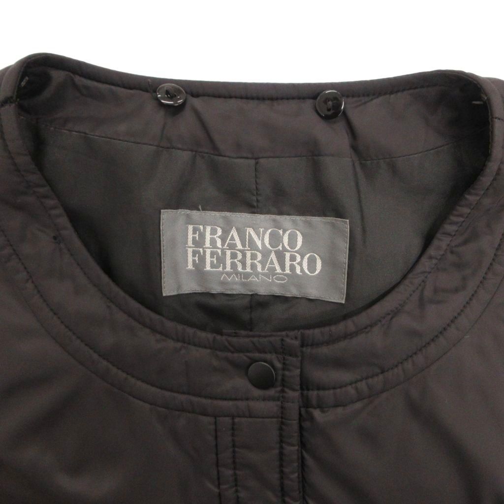 フランコフェラーロ FRANCO FERRARO ダウンコート ミドル丈 ジップ