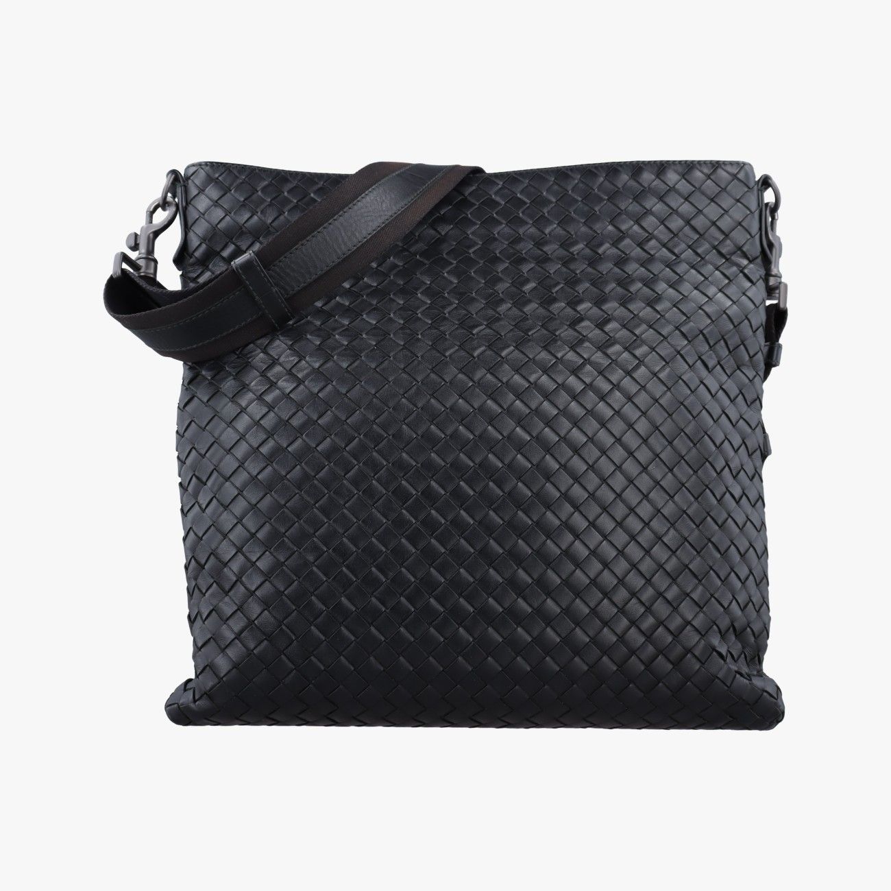 ボッテガヴェネタBottega Venetaイントレチャート ブラック ラムスキン B04493882R