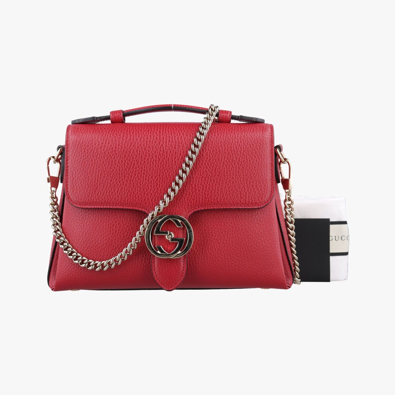 グッチGucciインターロッキングG レッド レザー 510302 A027422213