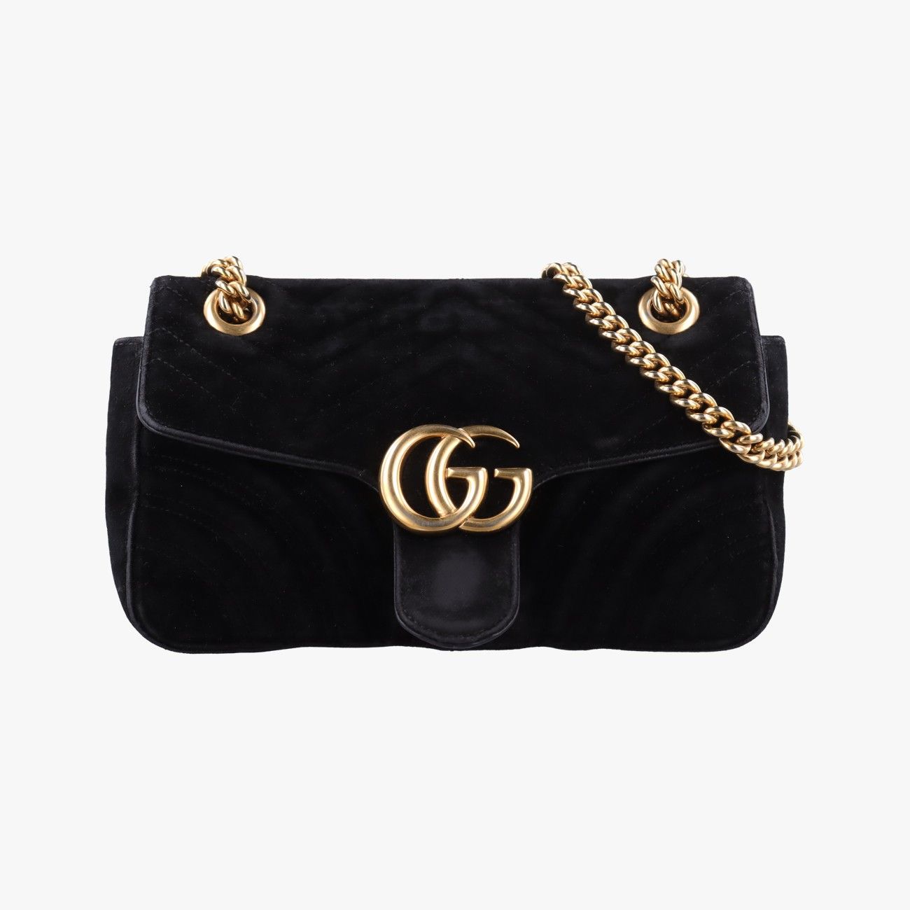 グッチGucciGGマーモント ブラック ベロア 443497 I021069543