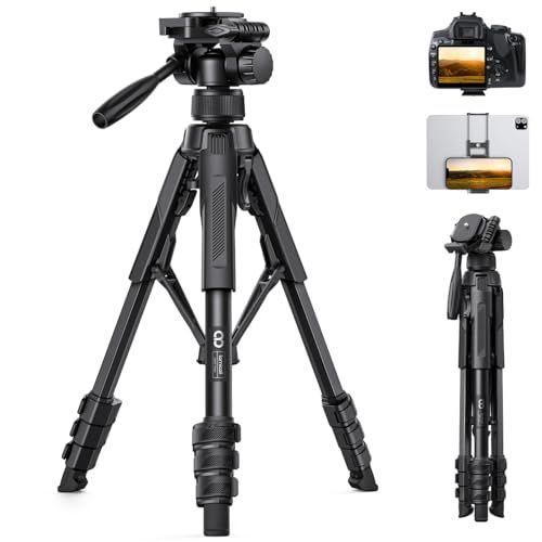 【新品】【タブレットホルダー】カメラ 三脚 8kg耐荷重 Lamicall：360°回転 170cm高さ 雲台 撮影 スマホ tripod スタンド 伸縮 折り畳み 固定 滑り止め 持ち運び 旅行 登山 便利 一眼レフ ビデオ デジカメ キヤ 09eb8e31