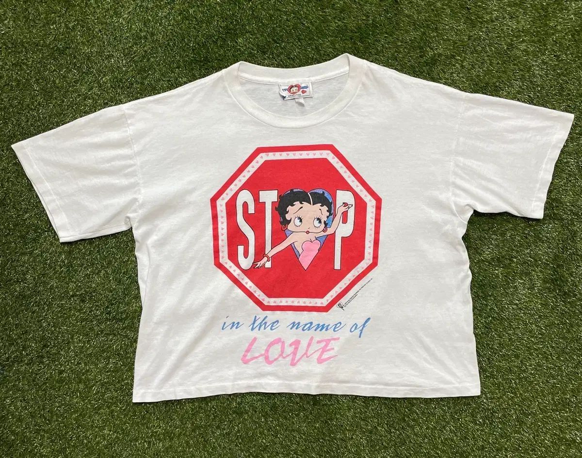 90s ヴィンテージ ベティ ブープ クロップドトップス Tシャツ
