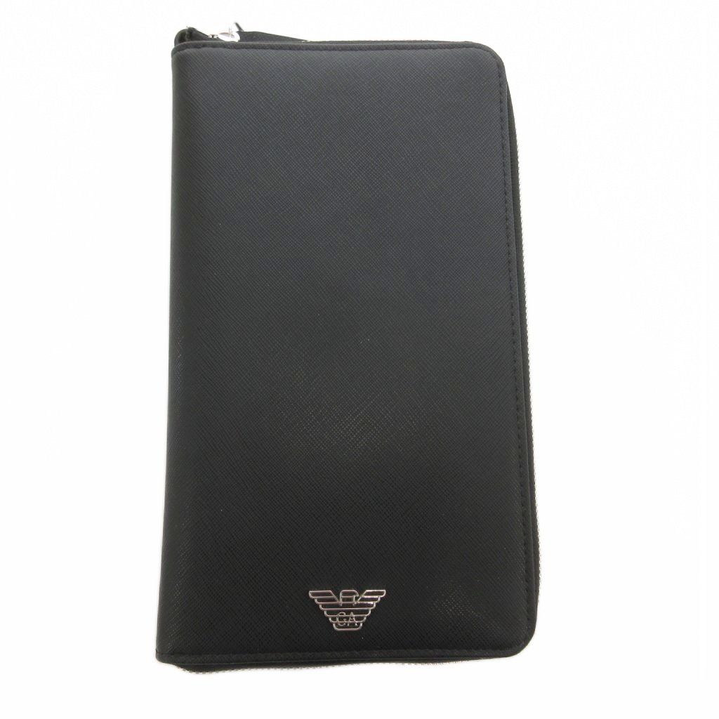 エンポリオアルマーニ EMPORIO ARMANI 財布 ウォレット ロゴ ラウンド