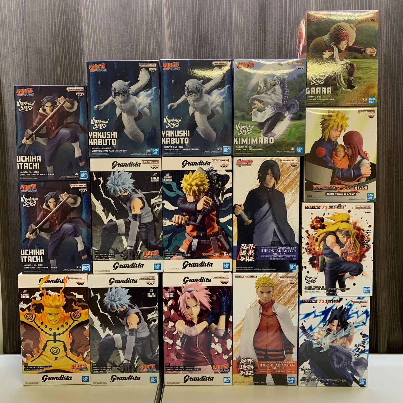 NARUTO ナルト フィギュア カカシ サスケ デイダラ サクラ 我愛羅 ナルト プライズ フィギュア まとめ 被りあり カカシ デイダラ サスケ