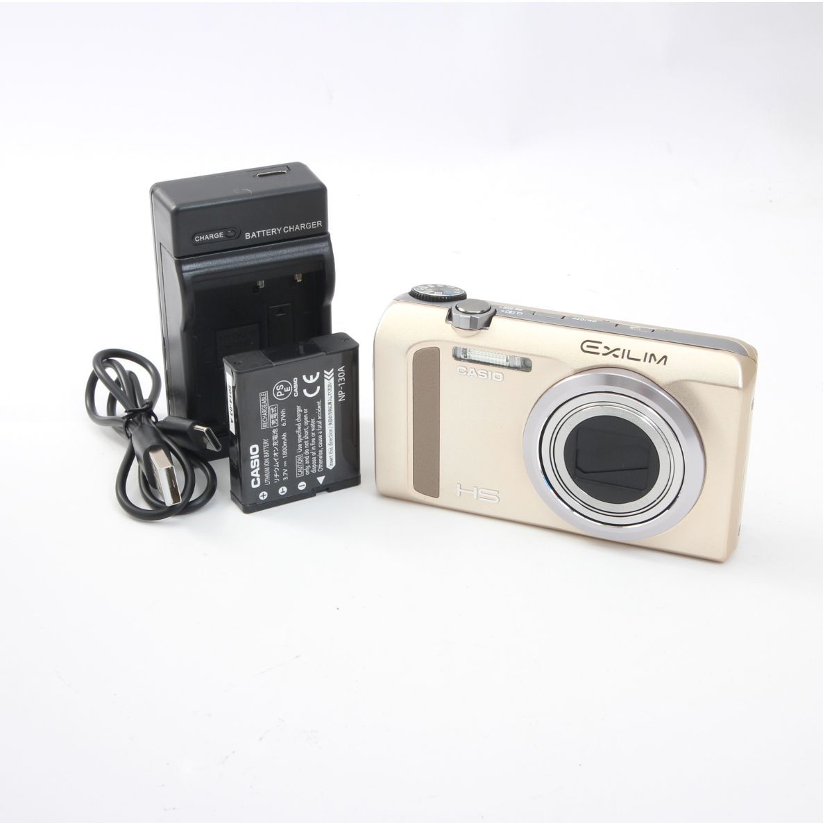 カシオ CASIO EXILIM EX-ZR500 ゴールド コンパクトデジタルカメラ