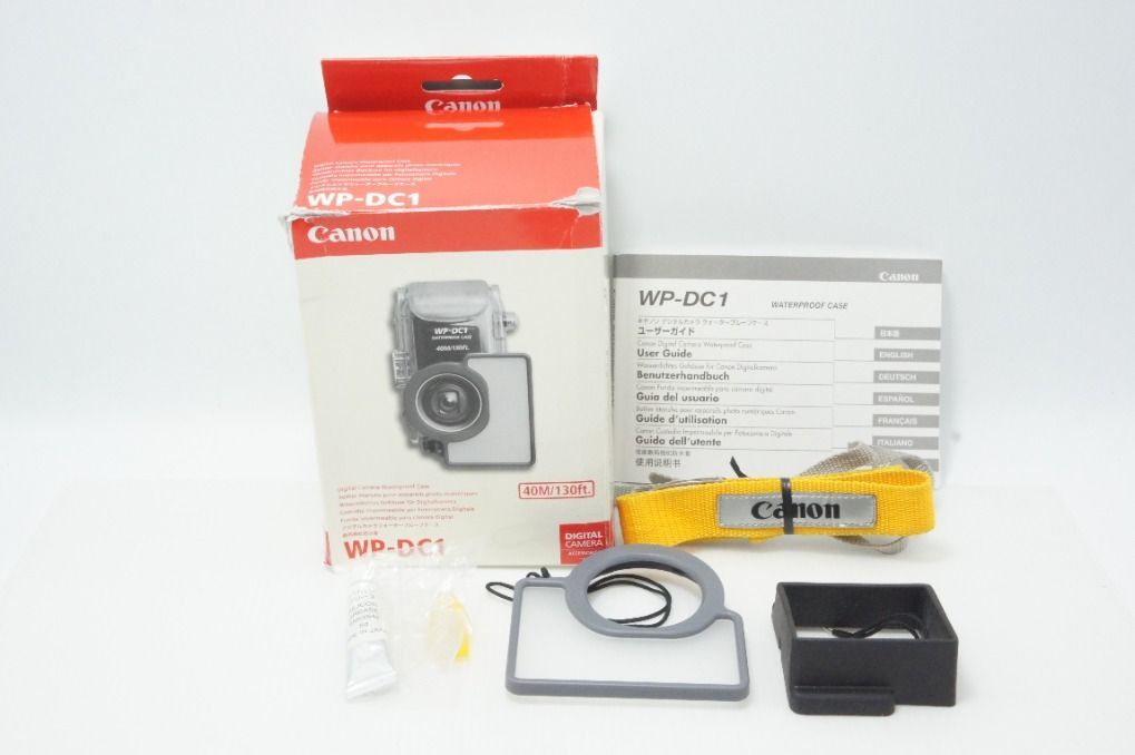 良品 Canon キヤノン ウォータープルーフケース WP-DC1 元箱付 260624s 良品 Canon キヤノン ウォータープルーフケース WP-DC1 元箱付 260624s