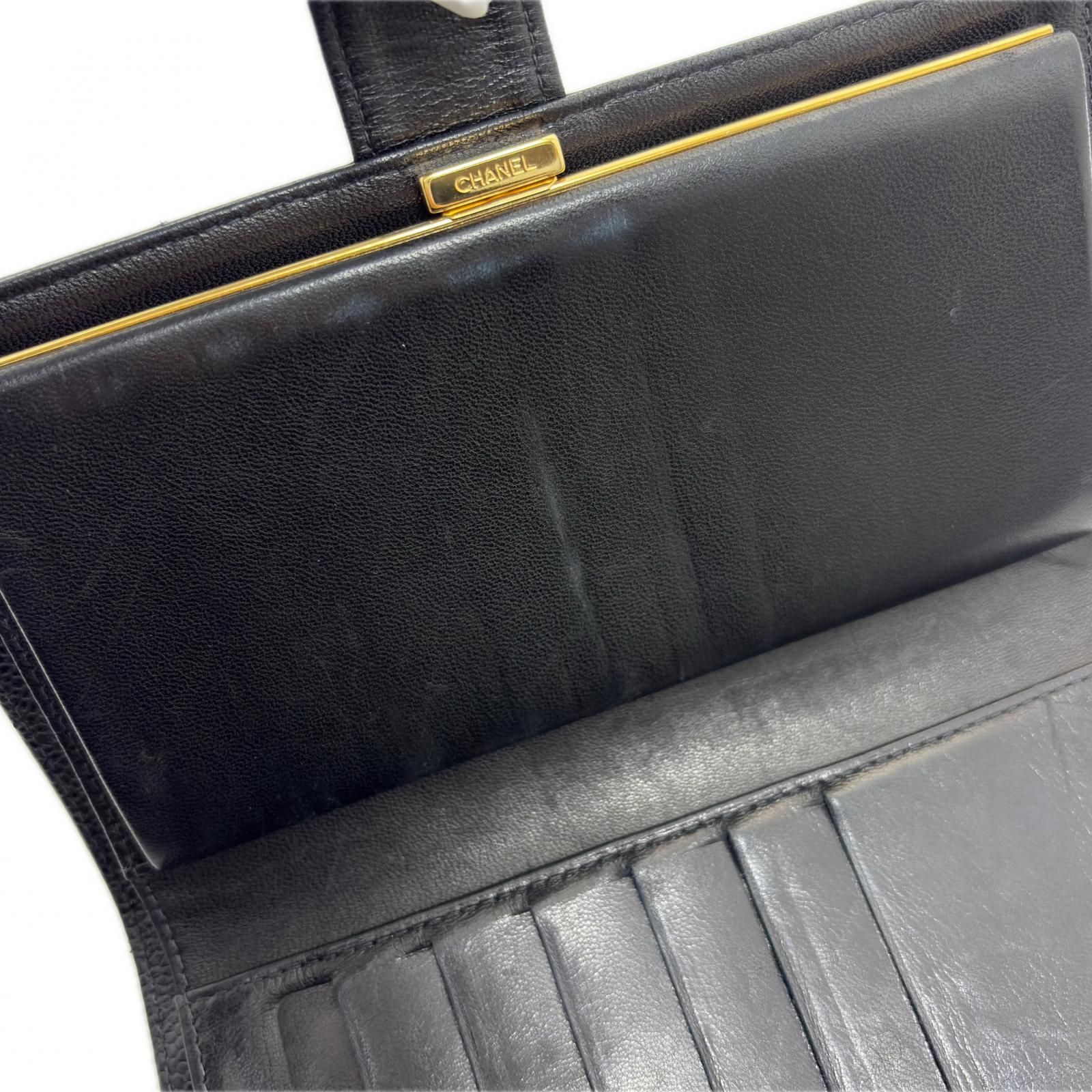 CHANEL シャネル 財布 ココマーク がま口長財布 サイフ・小物 A13498