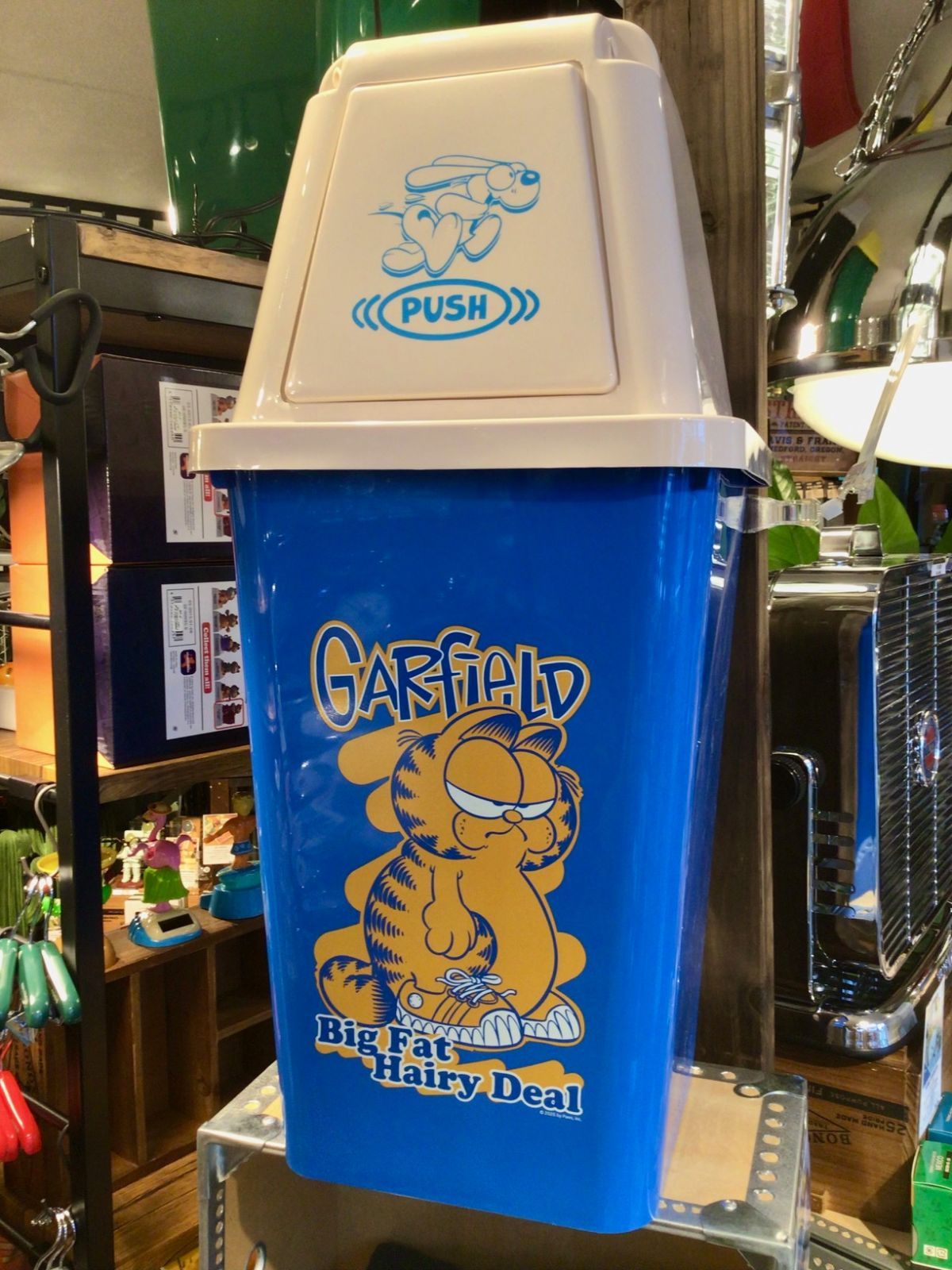 動物のゴミ箱 新品 20L ダストボックス ゴミ箱 ガーフィールド アメリカン雑貨