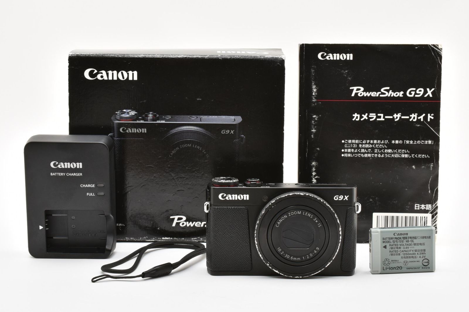 ☆動作品☆ キヤノン CANON PowerShot G9X ブラック コンパクト