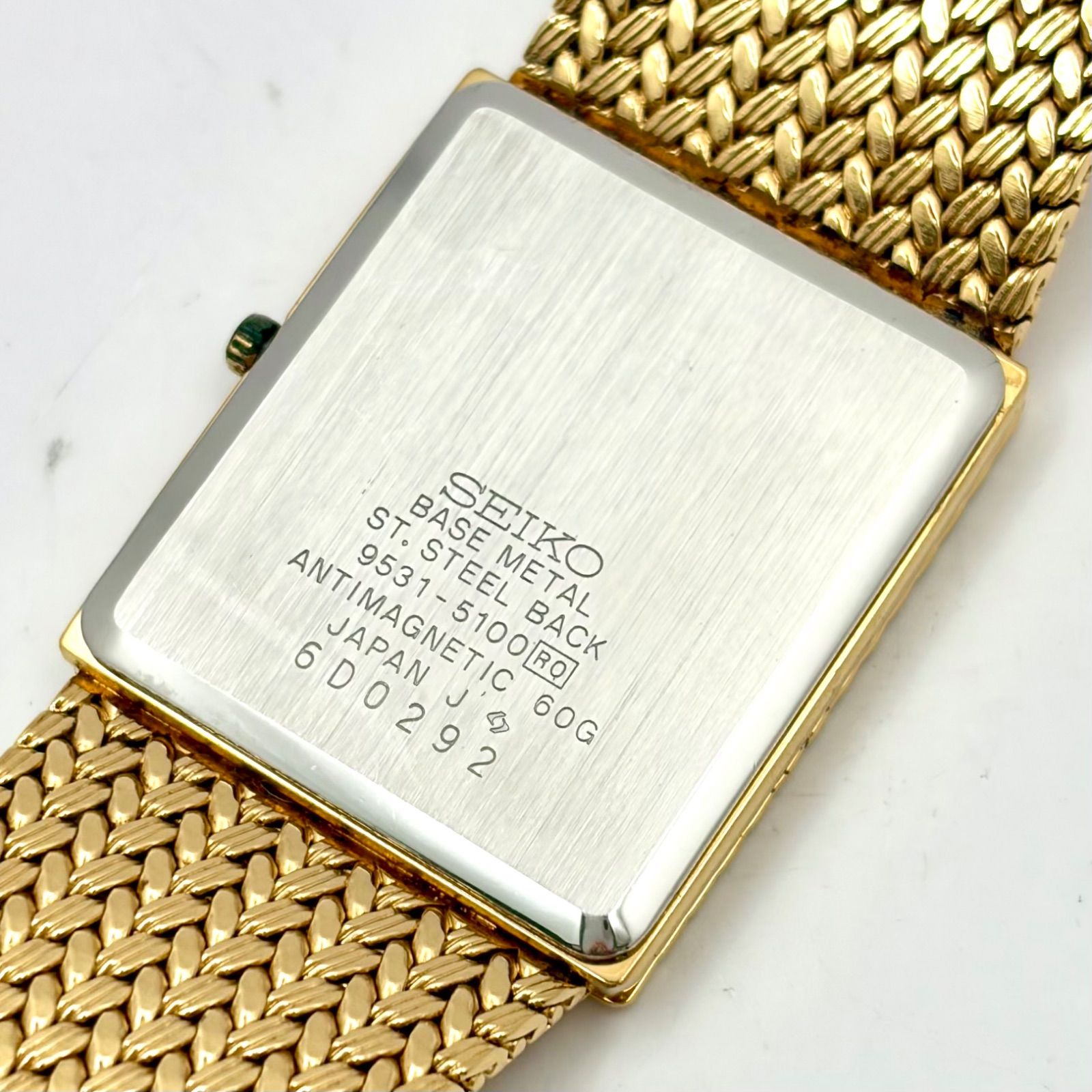 新品電池】SEIKO セイコー Dolce ドルチェ メンズ 腕時計 ゴールド