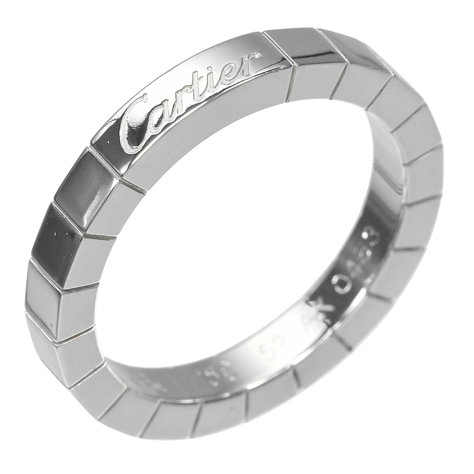 【CARTIER】カルティエ ラニエール K18ホワイトゴールド 12号 レディース 6.25g リング・指輪