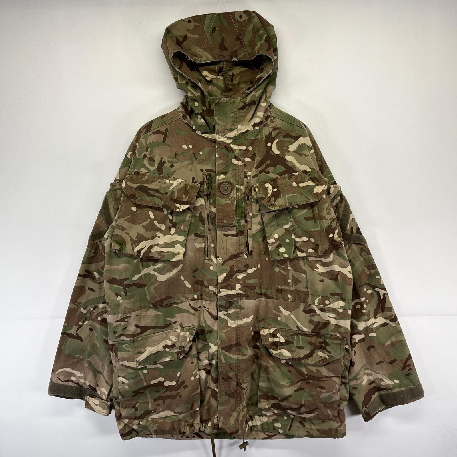 古着 ミリタリー Military ジャケット イギリス軍 MTPカモフラ 大きいサイズ 180/104 グリーン系 カモフラージュ（迷彩） メンズ