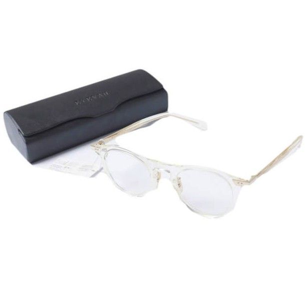新品 EYEVAN アイヴァン 日本製 BERMAN バーマン メガネ ECRU/CLEAR(度 