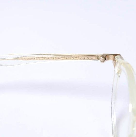 新品 EYEVAN アイヴァン 日本製 BERMAN バーマン メガネ ECRU/CLEAR(度 