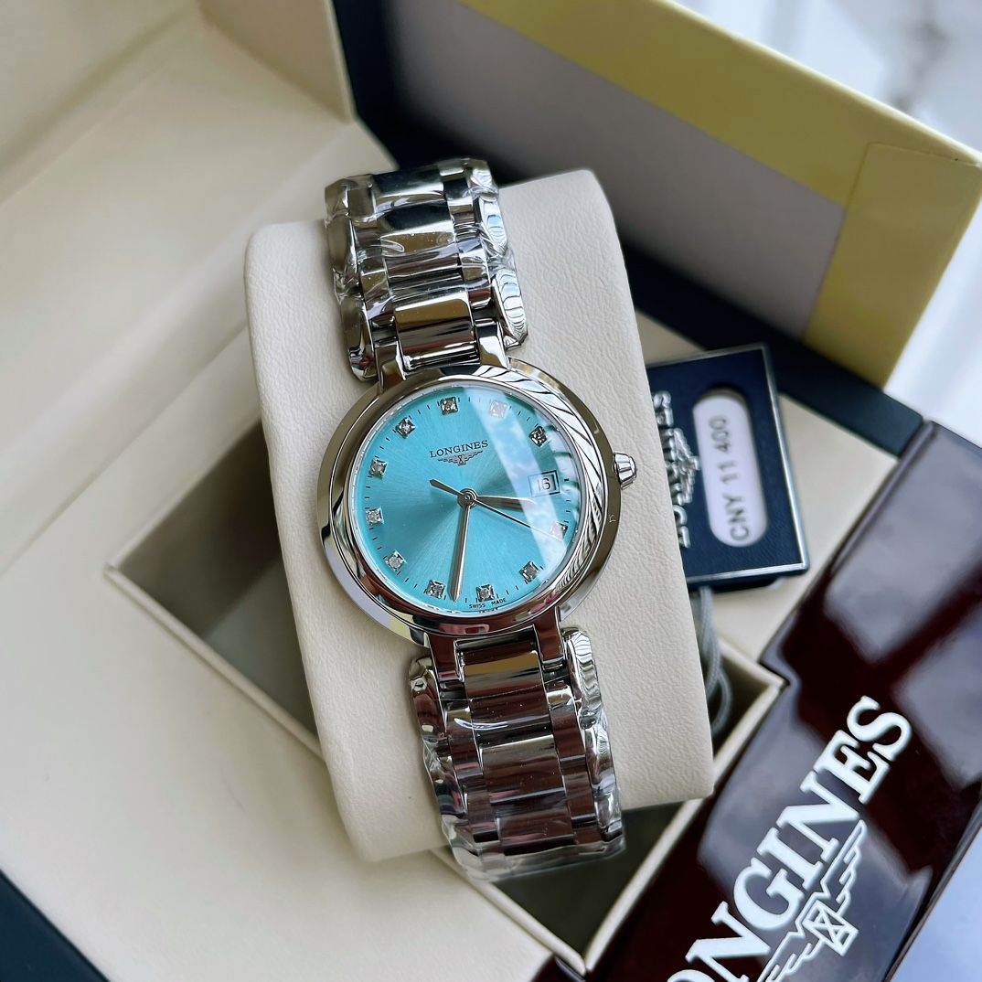 LONGINES ロンジン レディース腕時計 30mm｜ダイヤモンド文字盤×スイス