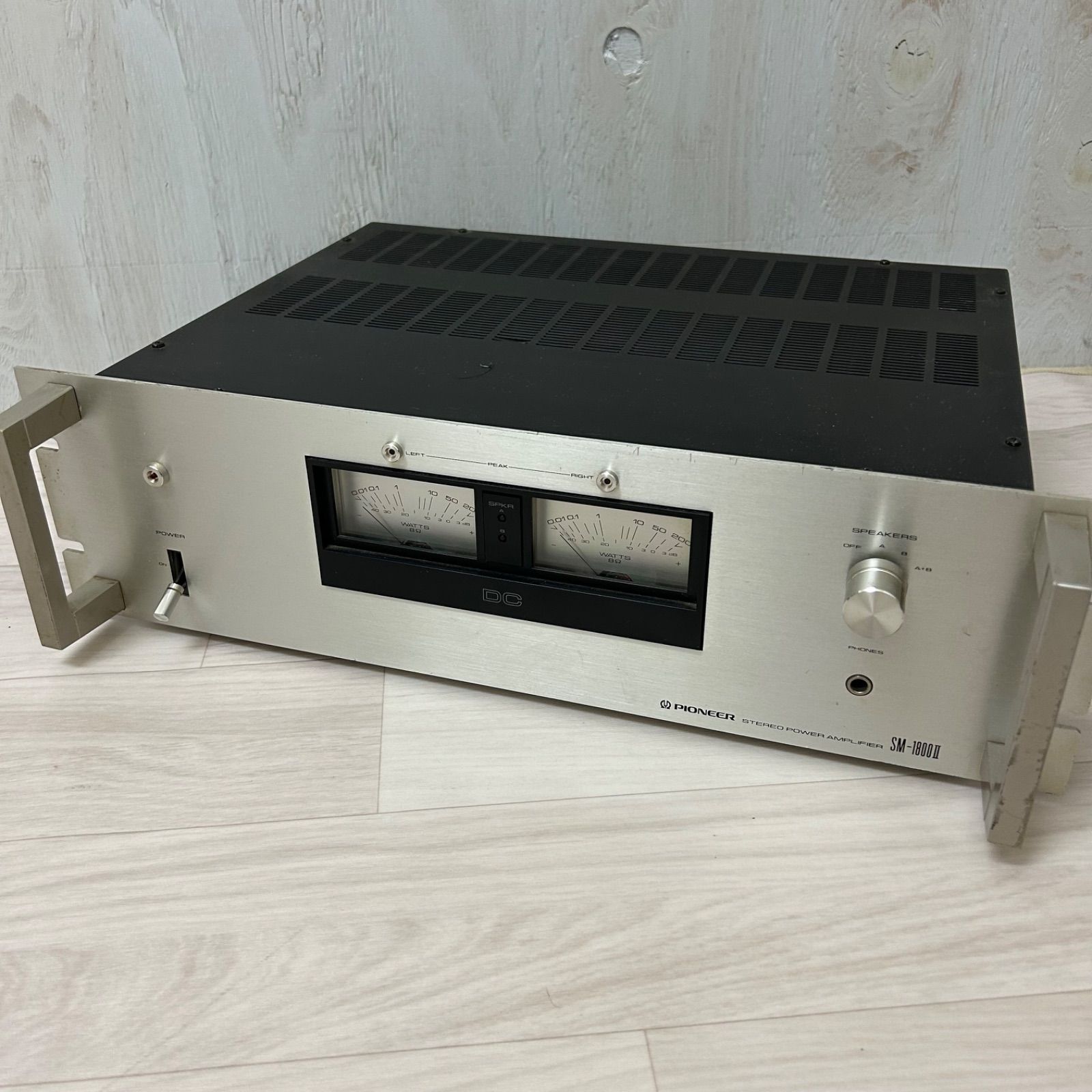 pioneer パイオニア SM-1800Ⅱ パワーアンプ 動作確認済 プリメイン