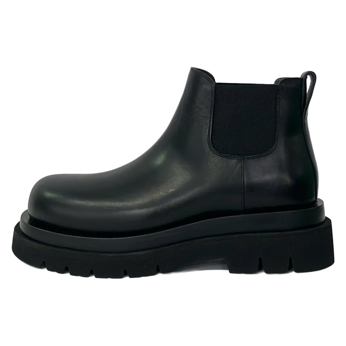 BOTTEGA VENETA(ボッテガヴェネタ) ショートブーツ 39 レディース - 黒 サイドゴア レザー