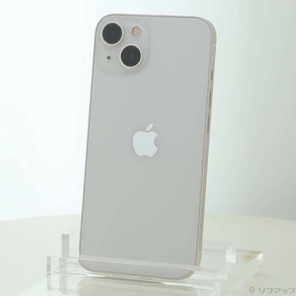 ソフマップ 〔中古品〕 iPhone13 128GB スターライト MLND3J／A SIMフリー【344】