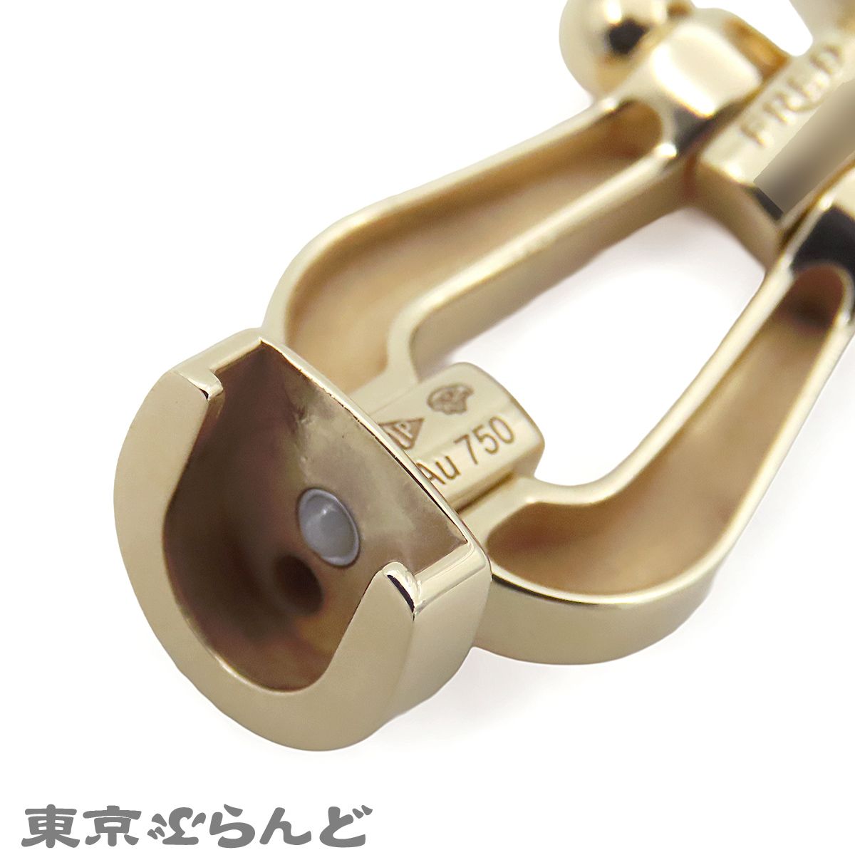 フレッド FRED フォース10 ブレスレット イエローゴールドxブルー