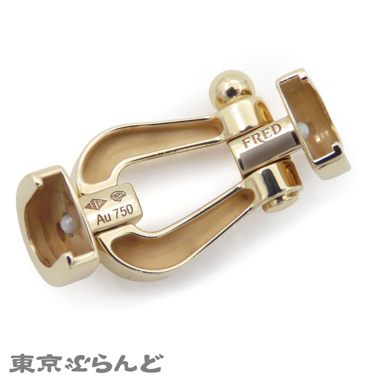 フレッド FRED フォース10 ブレスレット イエローゴールドxブルー