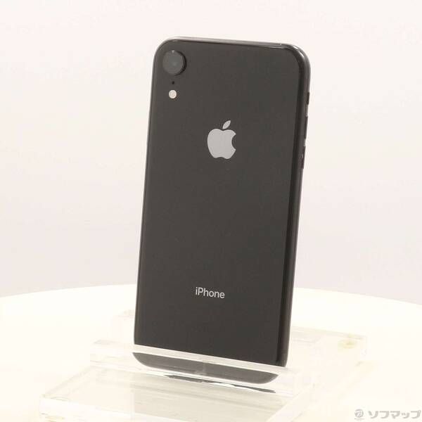 ソフマップ 〔中古品〕 iPhoneXR 64GB ブラック NT002J／A SIMフリー【348】