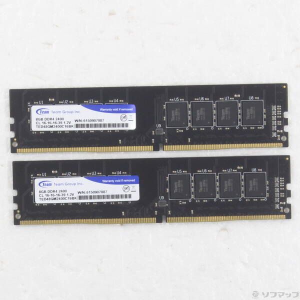 ソフマップ 〔中古品〕 Team TED48GM2400C16BK【262】